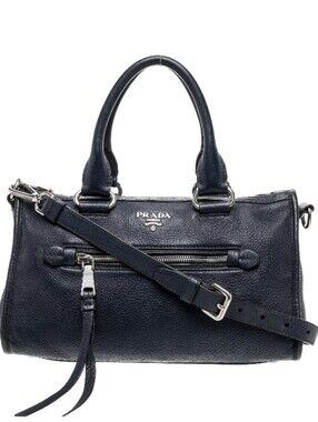 Prada Vitello Leather Phenix Handbag